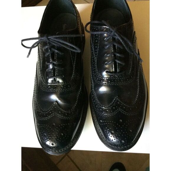 EXECUTIVE IMPERIALS lace up leather  oxfords 9 E4 - Picture 1 of 5